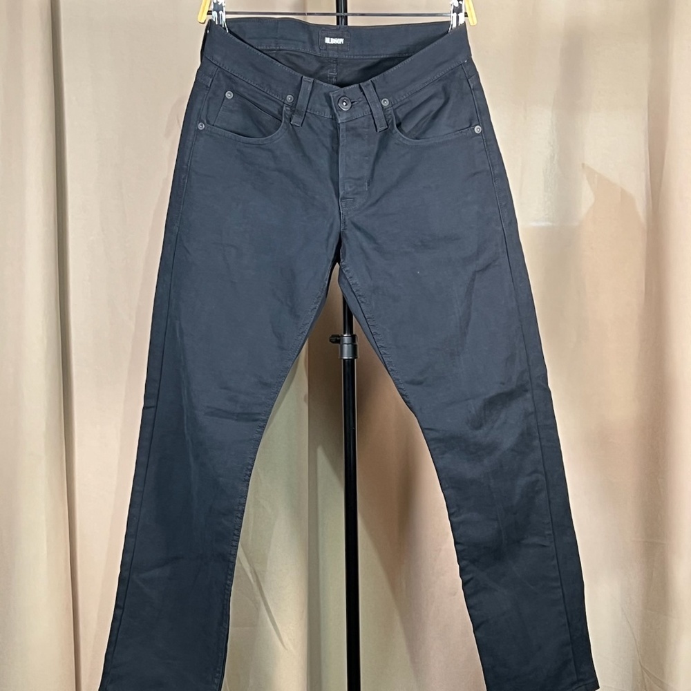 Hudson Blake Black Straight Slim Chinos Size 28